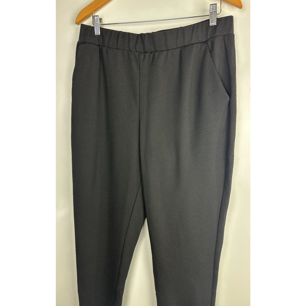 Universal Standard Moro Pocket Signature Ponte Pants Blk Ankle Zip Size S 14 16 - Picture 3 of 13